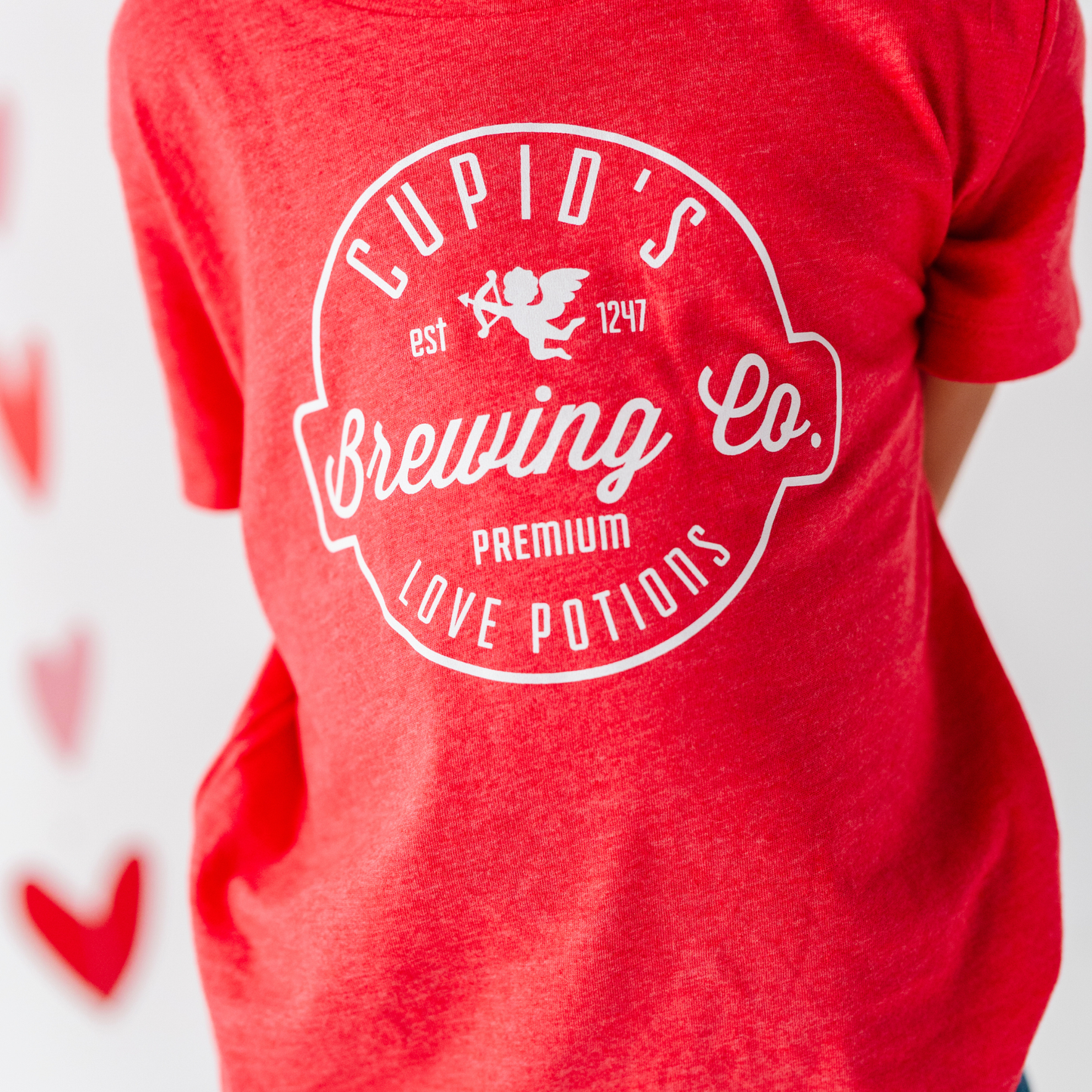 "Cupid's Brewing Co" Valentines Day Tee