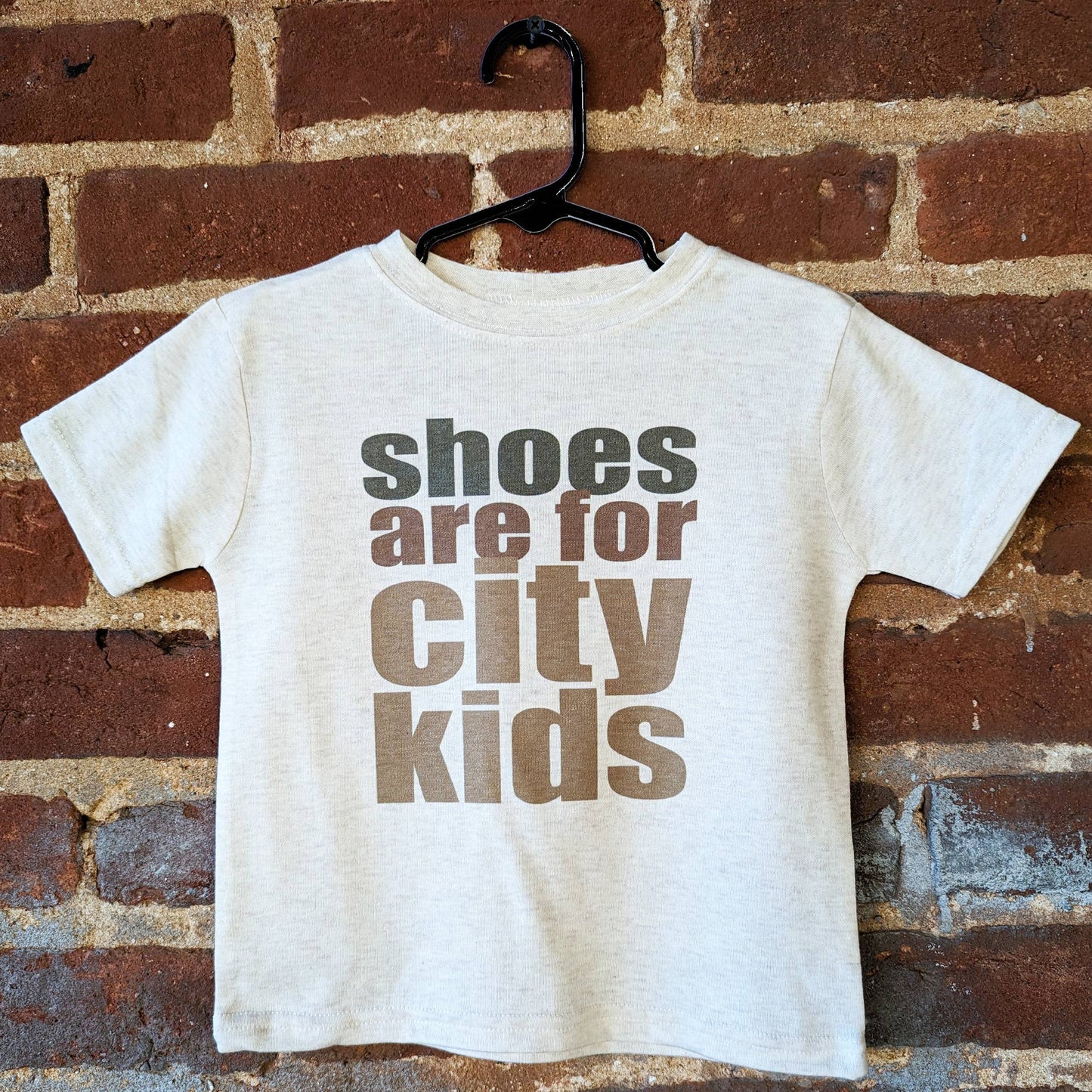 "Shoes are for city kids" Tee