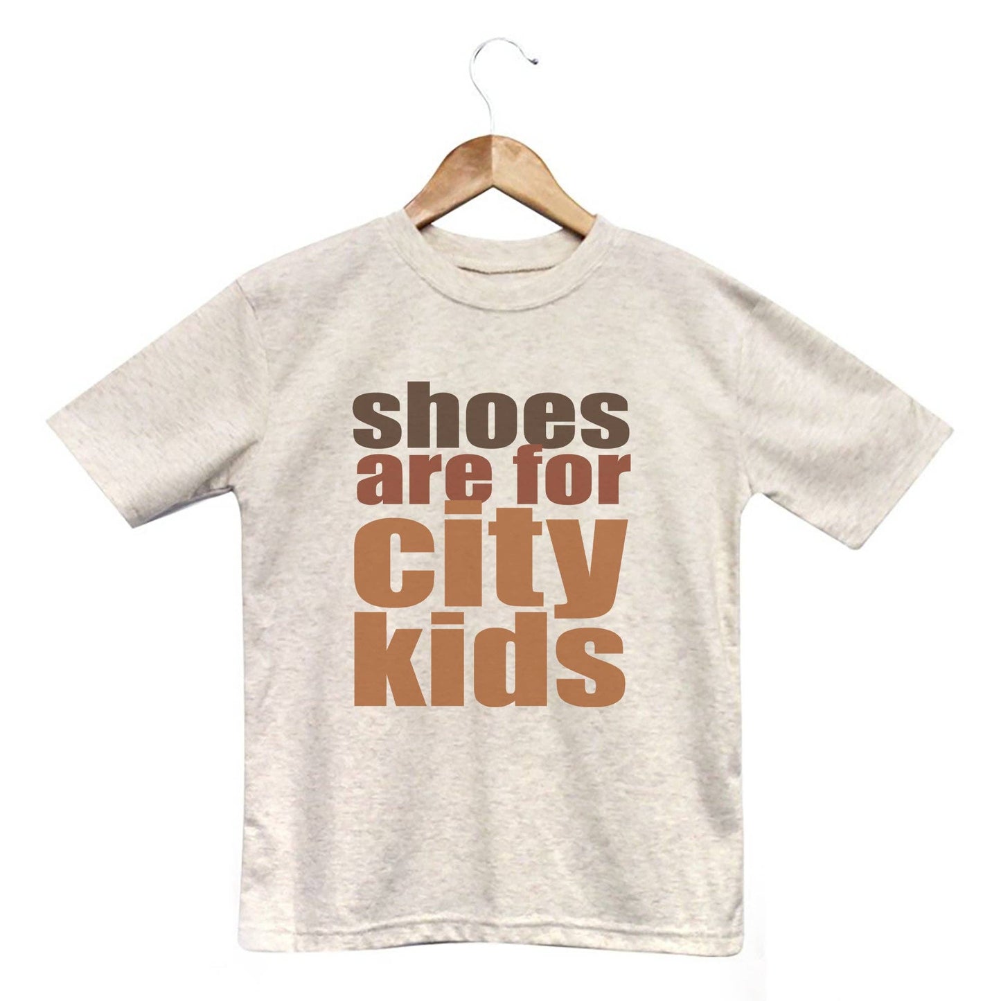 "Shoes are for city kids" Tee