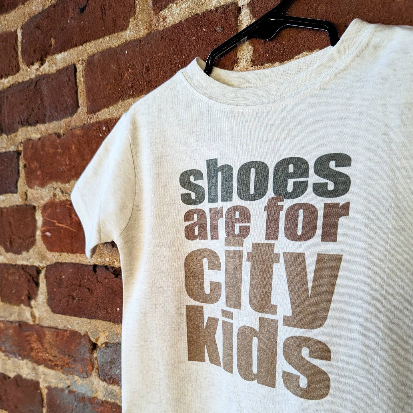 "Shoes are for city kids" Tee