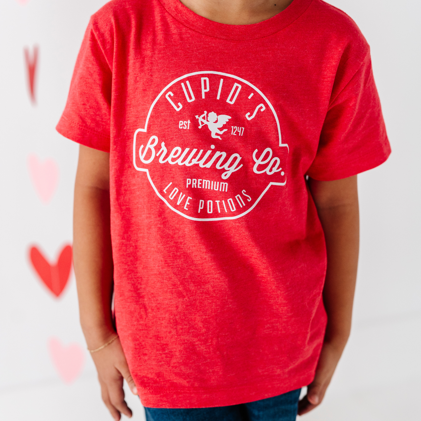 "Cupid's Brewing Co" Valentines Day Tee