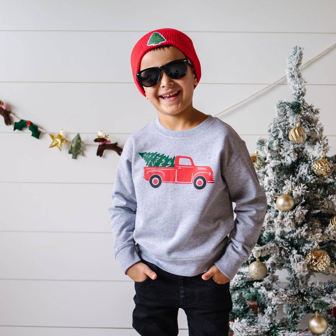 Christmas Tree Truck Crewneck