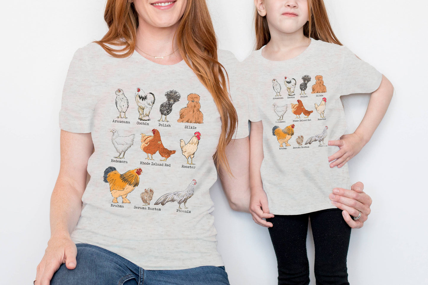 Chicken Breeds Adult Tee