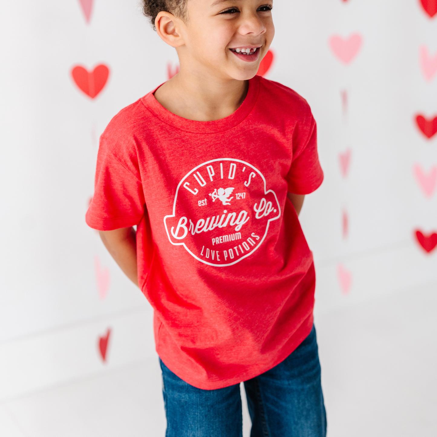 "Cupid's Brewing Co" Valentines Day Tee