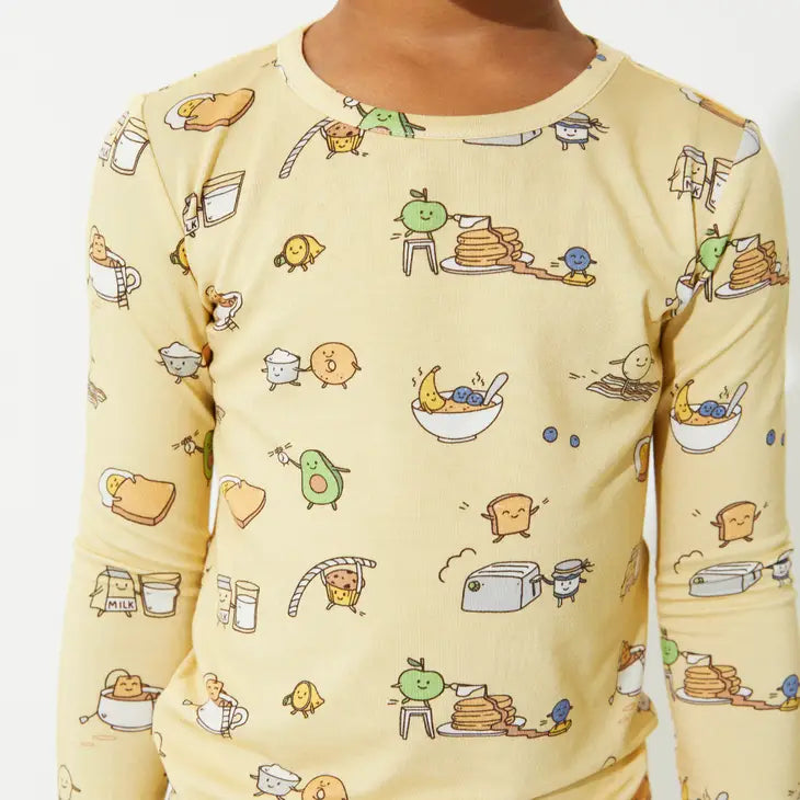 Love You Brunches Bamboo Kids Pajamas