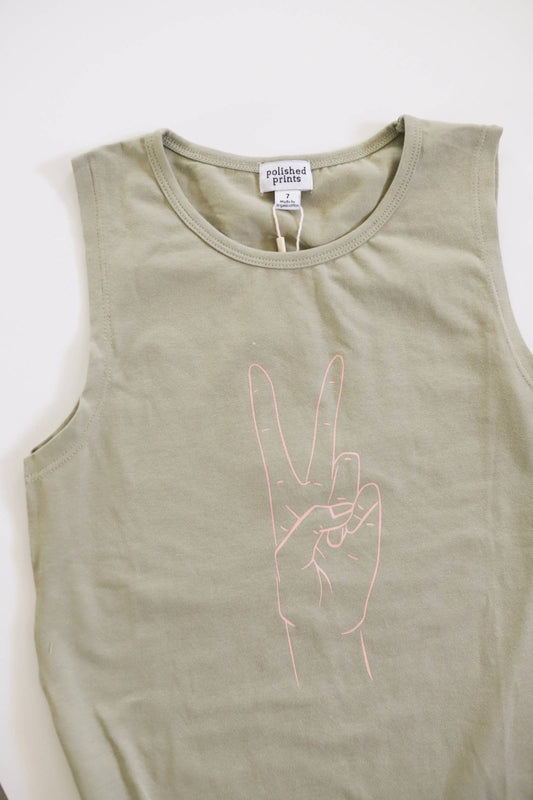 Peace Hand tank top