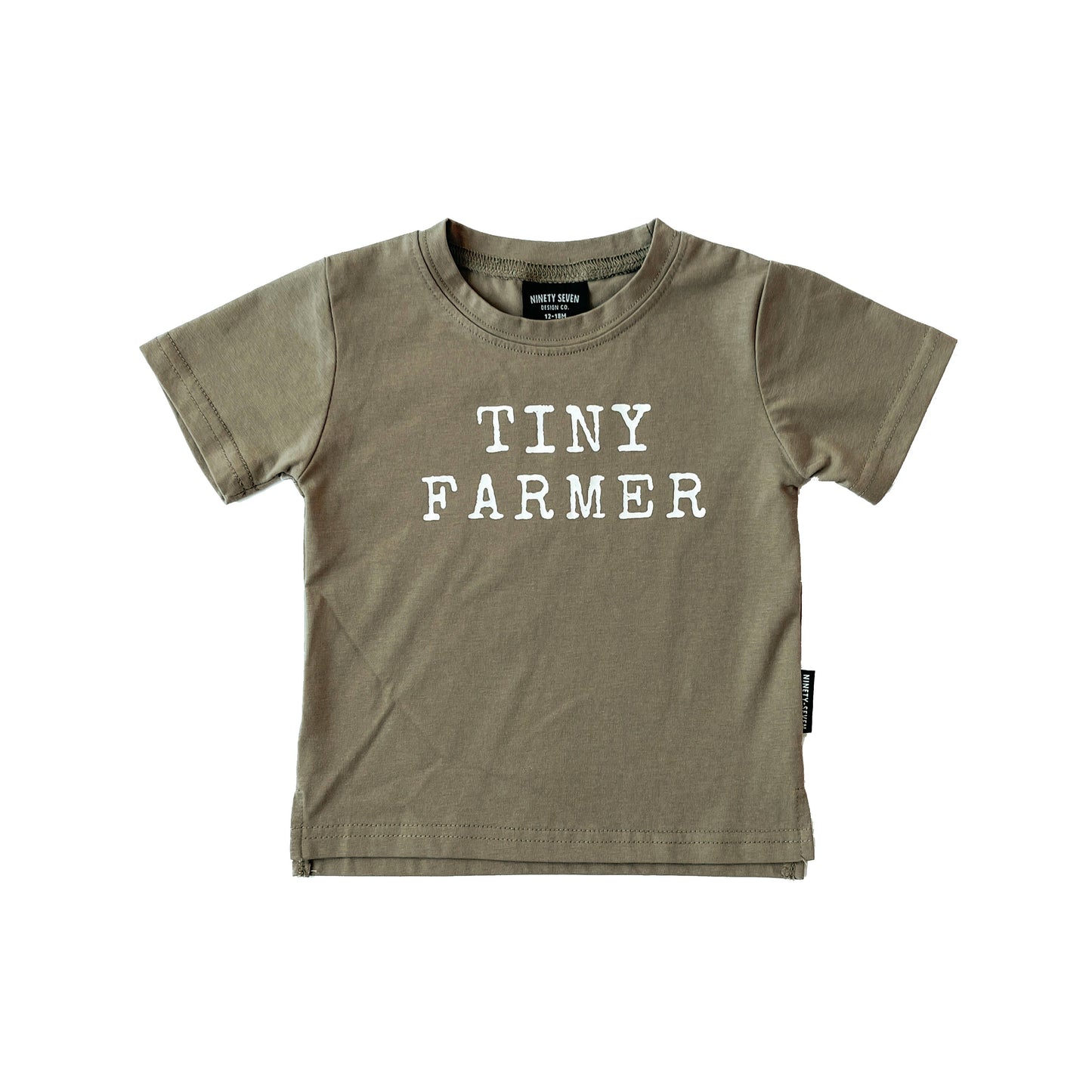 Tiny Farmer - Olive Tee