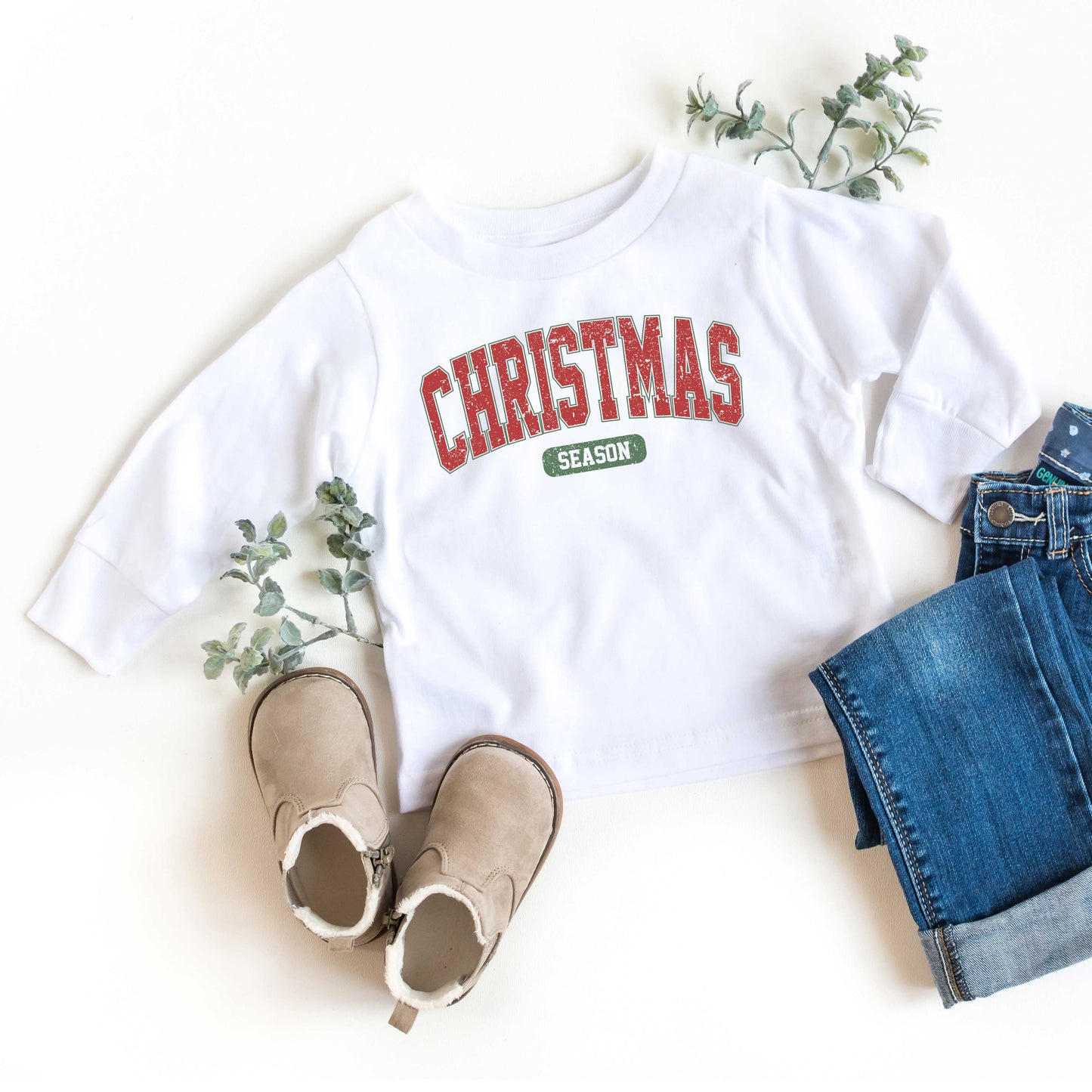 Varsity "Christmas Season" Toddler Long Sleeve