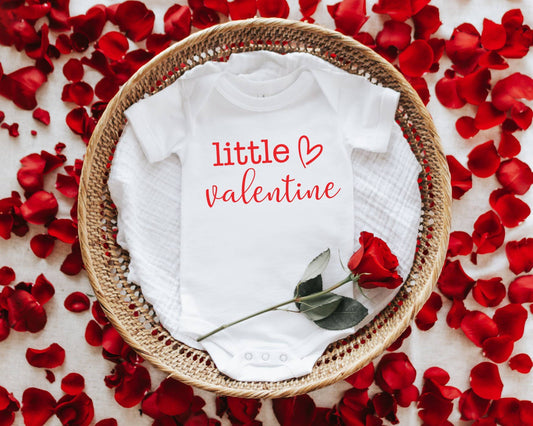 "Little Valentine" Baby Onesie